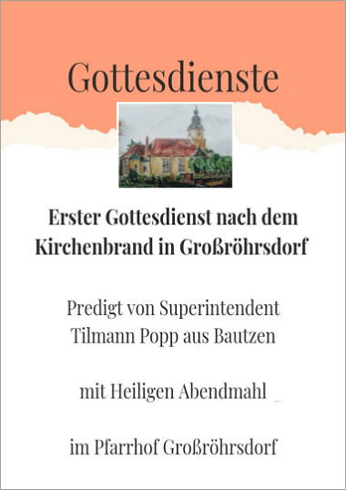 2023 08 13 Gottesdienst nach Kirchbrand