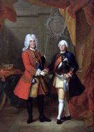 Friedrich Wilhelm der Erste 1728 in Dresden