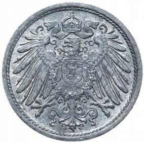 Muenze 10 Pfennig Rueckseite