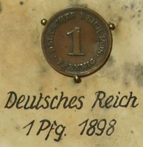 Muenzuebersicht Reihe 7 Pfennig