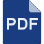 icon pdf blue