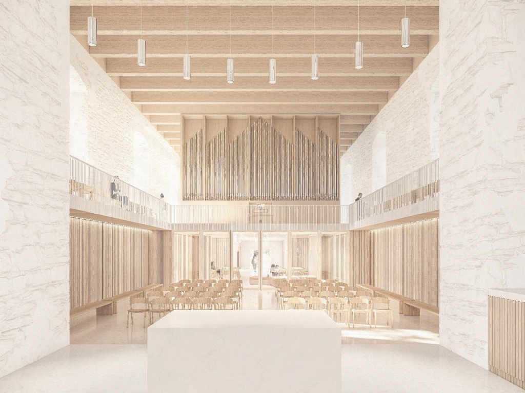 Kirchenentwurf innen